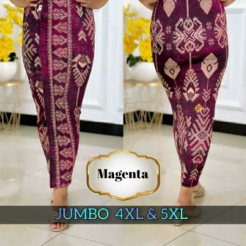 Kamen jadi Moscreft JUMBO 4XL &amp; 5XL / Bawahan kebaya moscrepe / rok bali moscref