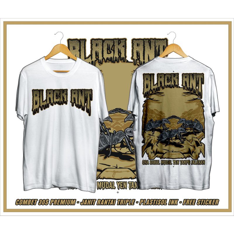 KAOS PSHT BLACK ANT (SEMUT IRENG)