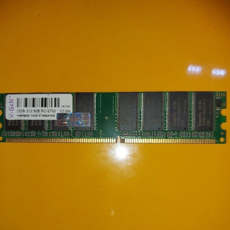 V GEN DDR 512 MB PC-2700