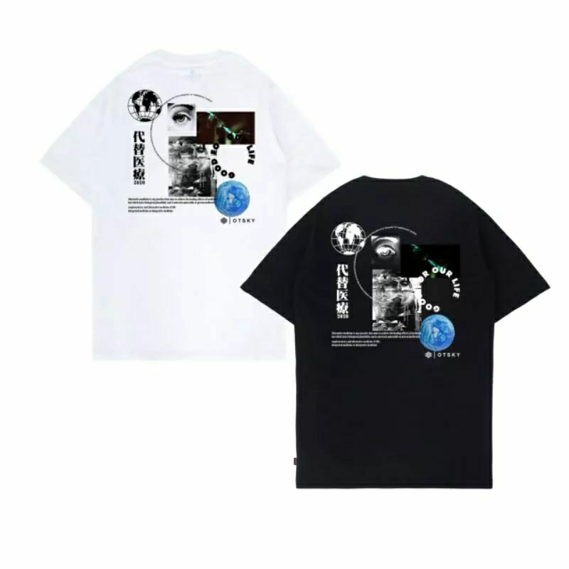 [DISKON]kaos distro pria//baju distro original//baju distro pria//kaos Otsky//Goodfor putih//goodfor