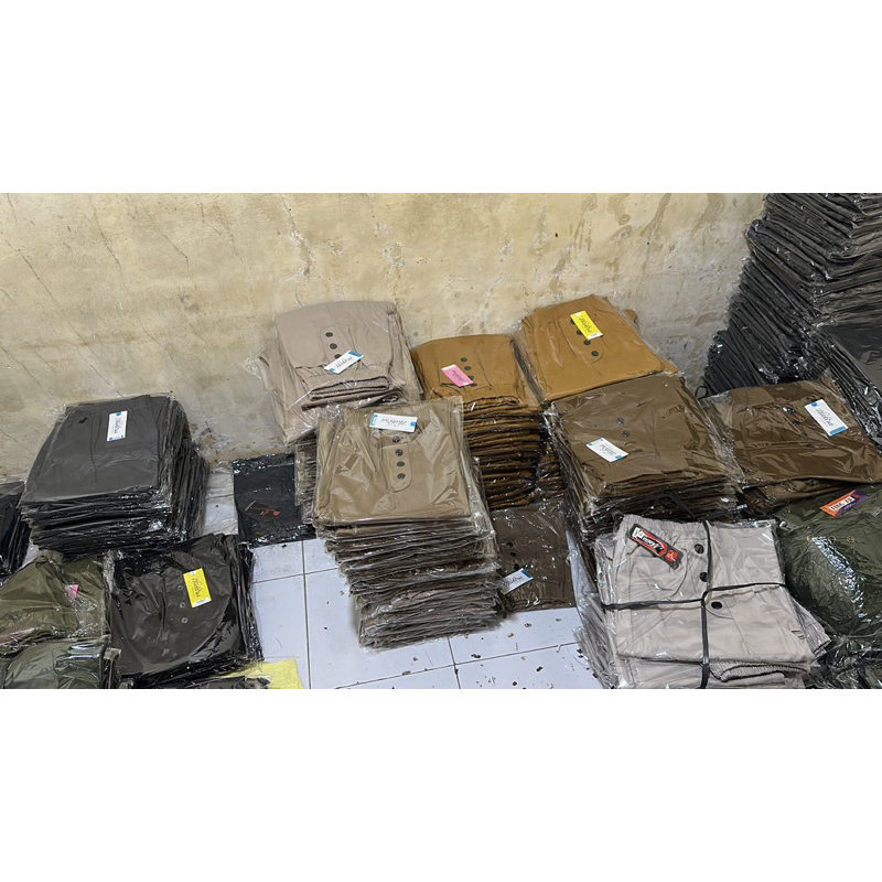 HARUKA PANTS MODEL 7/9 LINEN CRINGKLE TERUPDATE