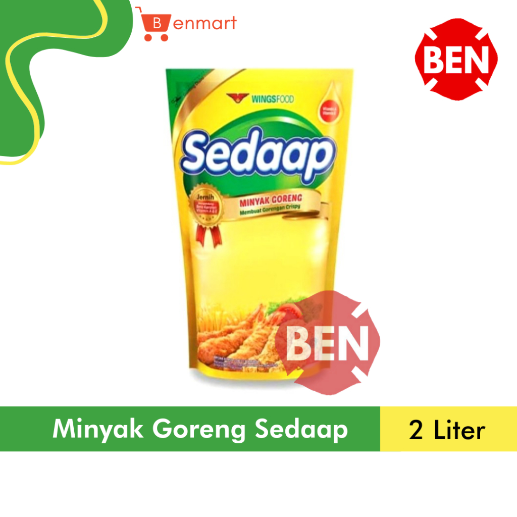 

Minyak Goreng Sedaap 2L 2Liter 2 L Ltr Liter 2000ml 2000 ml - Refill