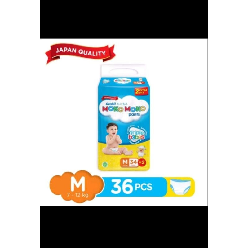 Pampers anak Moko Moko genki pants/ genki Moko moko pants tipe celana