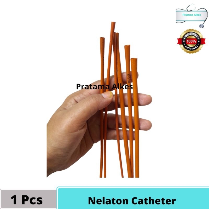 Nelaton Catheter Ukuran 8 / 10 / 12 / 14 / 16 / 18 / Nelaton Kateter