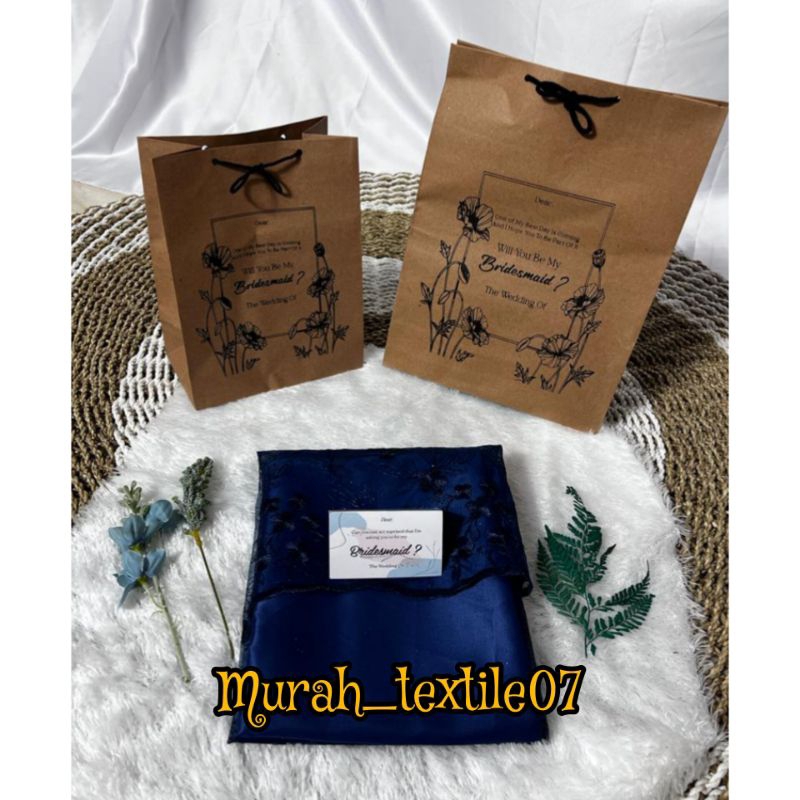 Kain Paket Bridesmaids/seragam Nikahan/Seragam wisuda/Bahan kebaya