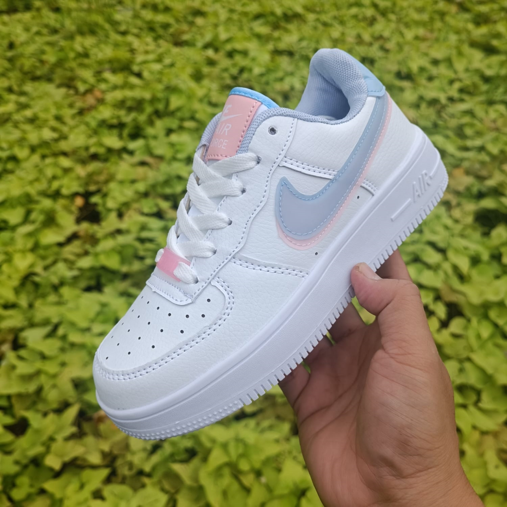 Sepatu Wanita dan Pria Sneakers Wanita/Pria Premium Import Vietnam N!ke Air Force 1 3D Swoosh Low