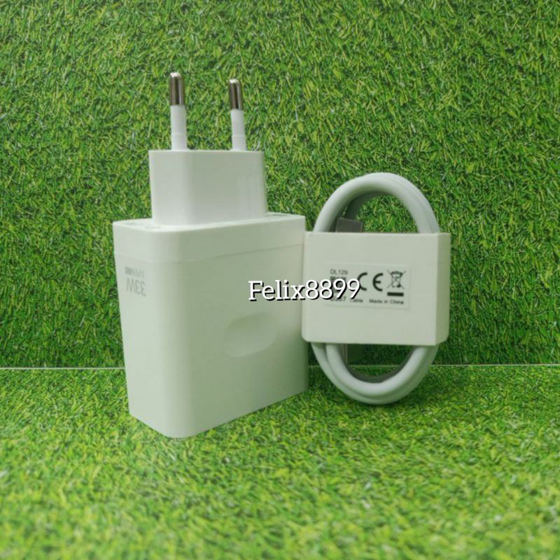 Charger Oppo A57 A74 A76 A77S A78 A95 A95 5G A96 2022 Original 33W 65W Super Vooc USB Type C