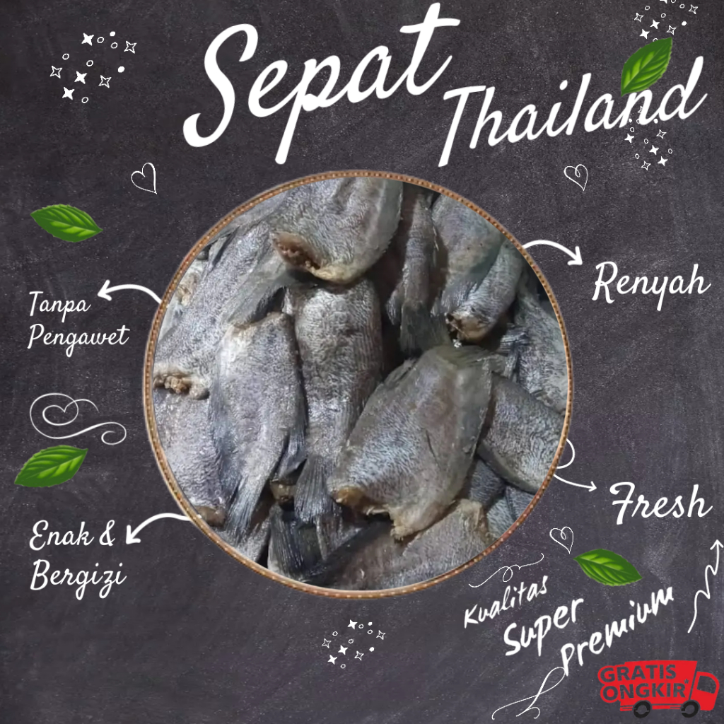 

Ikan Asin Sepat Thailand Kuliatas Super Premium