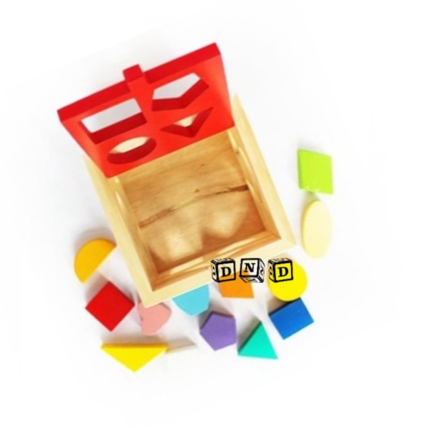 

Unik Mainan Edukatif / Edukasi Anak - Balok Puzzle Kayu - Kotak Pas Natural Berkualitas