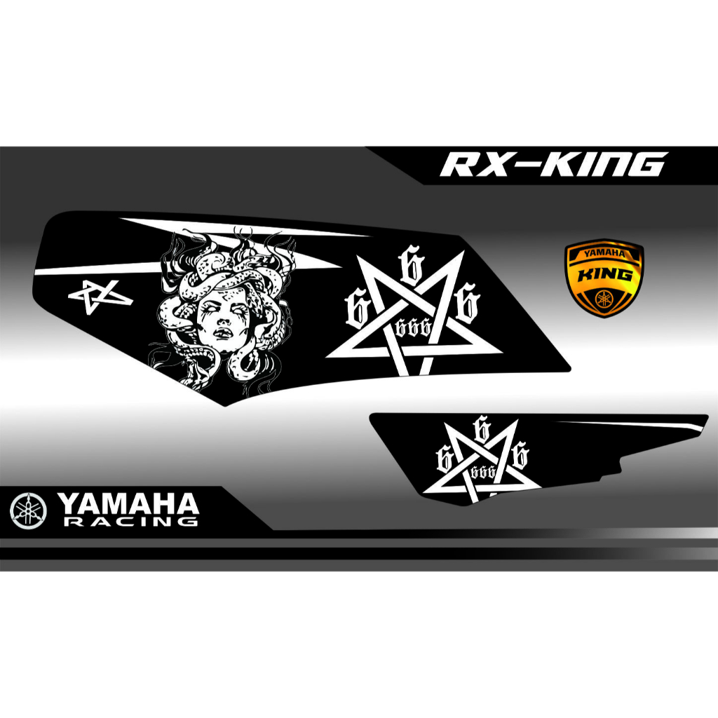 STRIPING MEDUSA BUAT MOTOR RX KING STIKER VARIASI MOTOR RX KING STIKER MOTOR RX KING