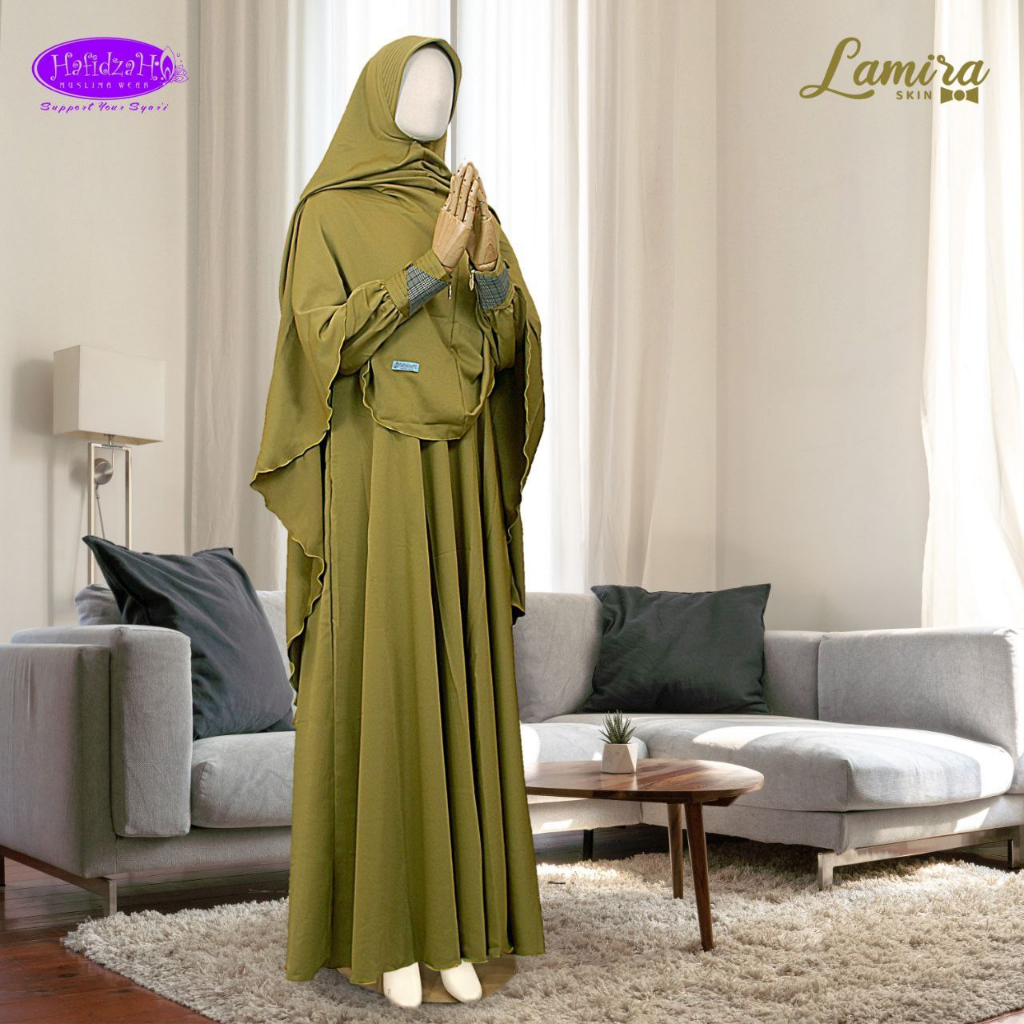 LAMIRA SET GAMIS dan KHIMAR by RUMAH HAFIDZAH (RH)