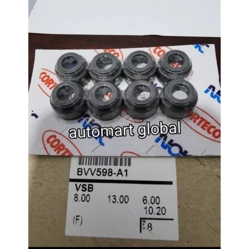 oil seal klep kijang diesel 2L 8pc nok asli warna abu