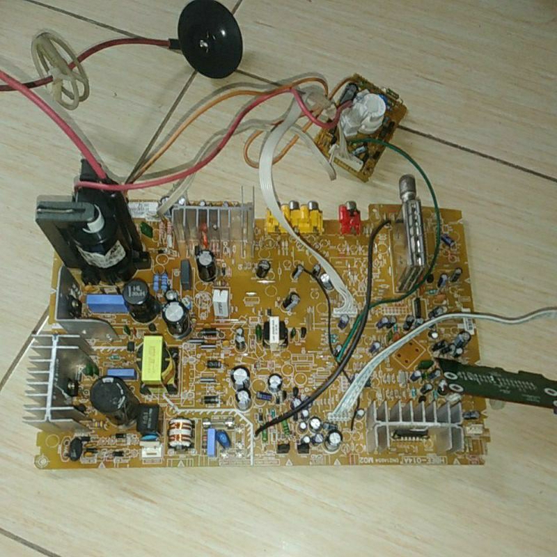 mesin tv tabung 21in slim polytron pcb lebar