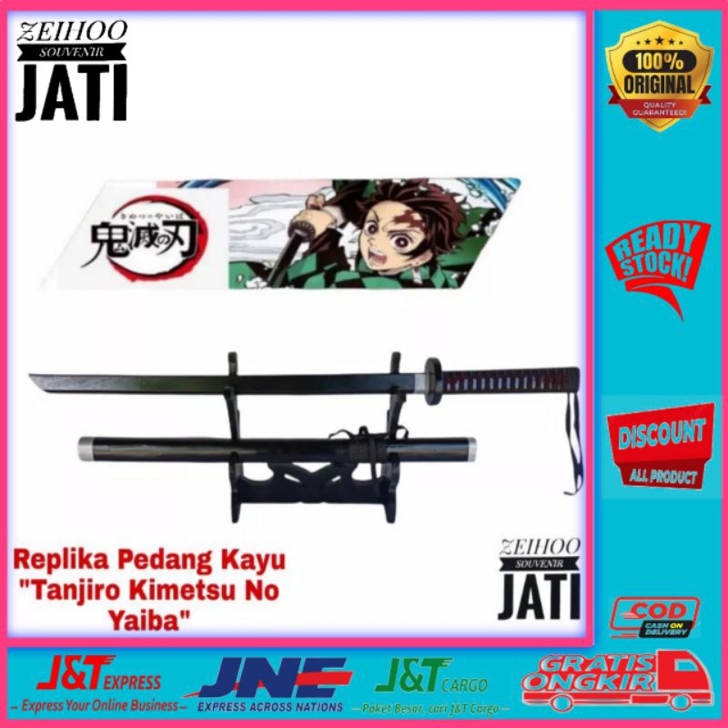 Pedang Kayu Tanjiro Anime Demon Slayer