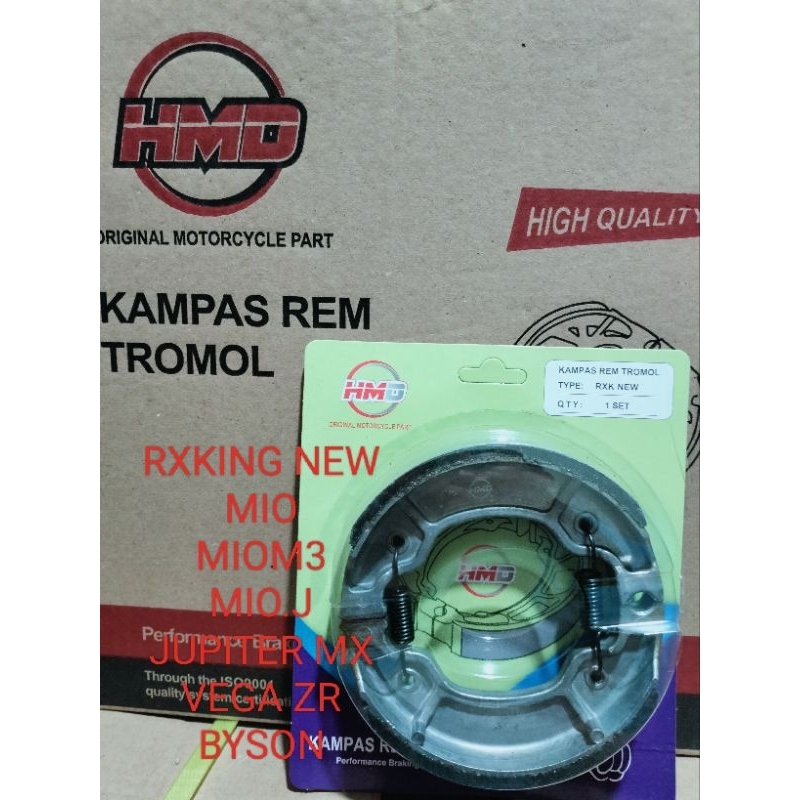 KAMPAS REM BELAKANG TROMOL HMD / OTOMAXX MOTOR RX KING NEW / mio / vixion / vega zr / byson / miom3