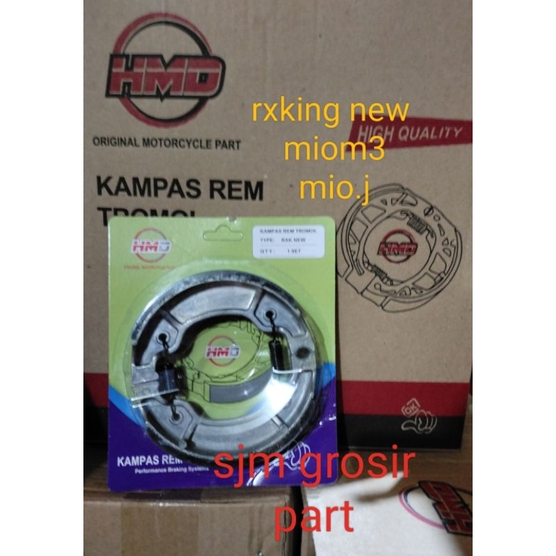 KAMPAS REM BELAKANG TROMOL HMD / OTOMAXX MOTOR RX KING NEW / mio / vixion / vega zr / byson / miom3