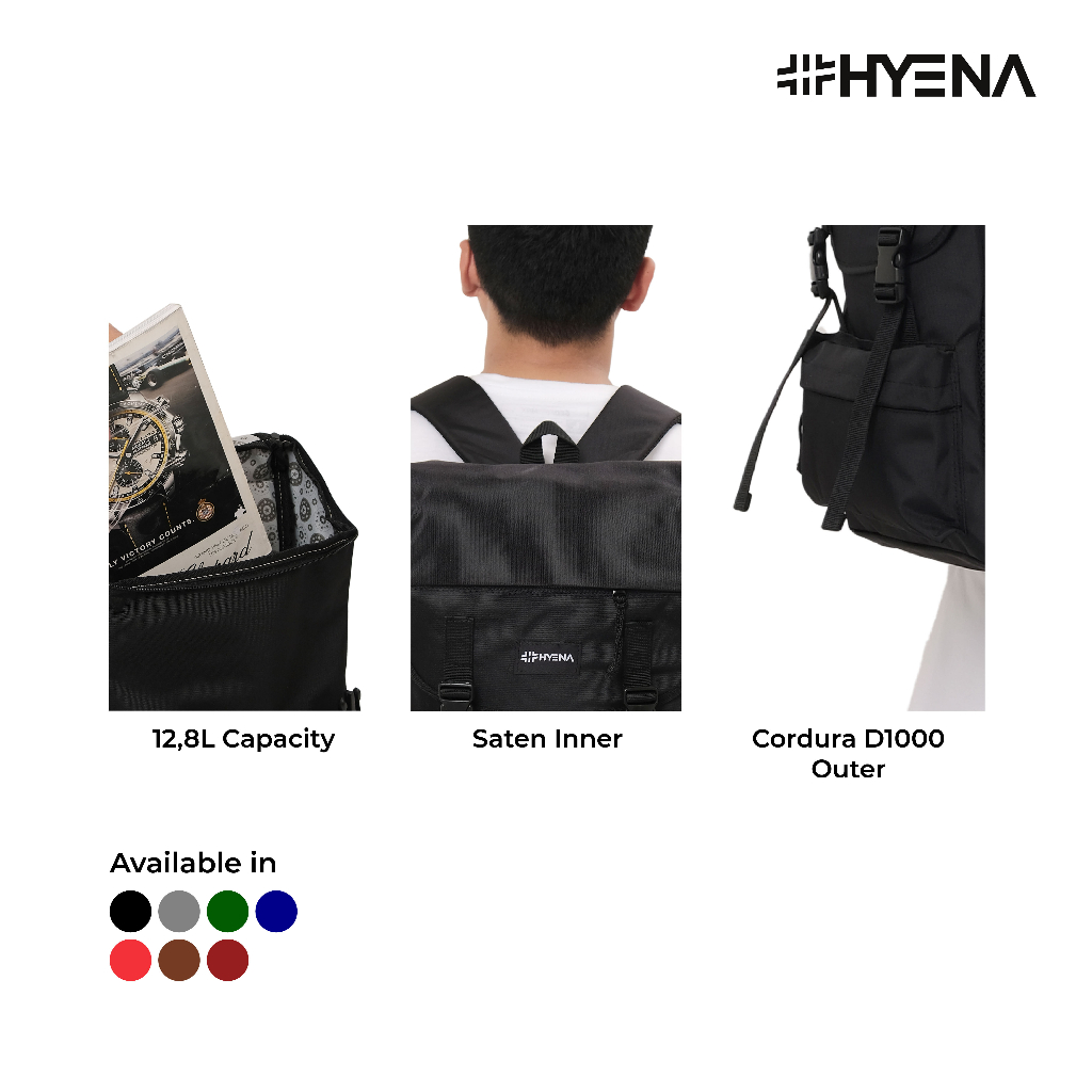 DH19 - TAS RANSEL HYENA Tas Model NAMA Tas Pria Tas Wanita Tas Ransel Unisex Tas Korean Style