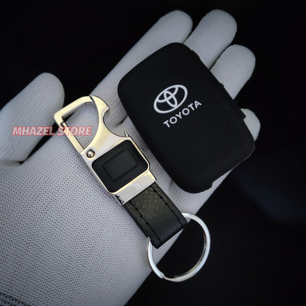 gantungan kunci sarung case cover silikon remote keyless mobil toyota camry