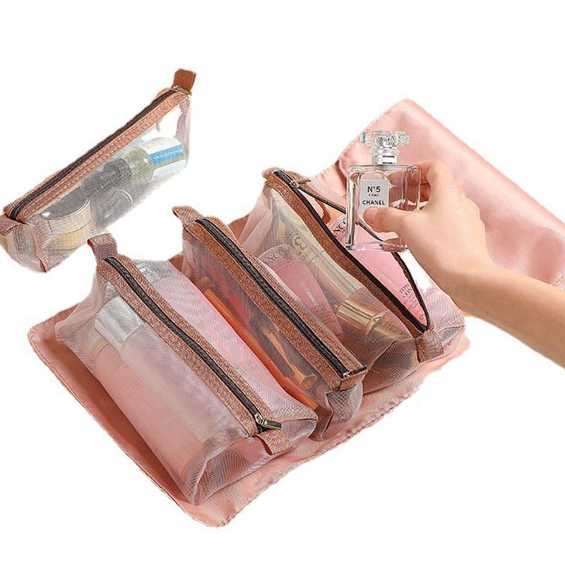 Tas Kosmetik Portable Makeup Bag Travel Pouch Storage Organizer