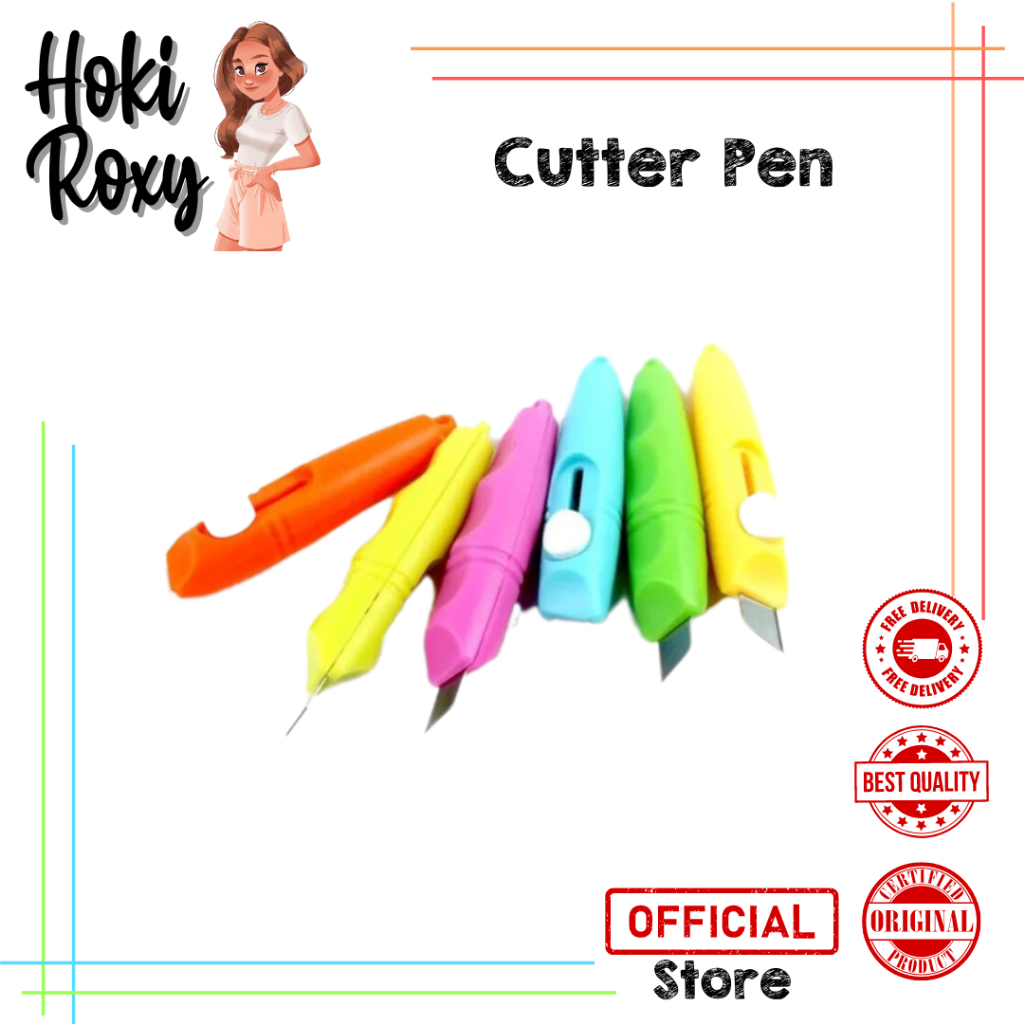 

Cutter Mini Pen / Sillet Mini Portable / Cutter Lucu / Cutter Kecil