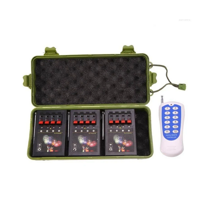 1set 12 Cue Wireless Firework Firing Control System Equipment
