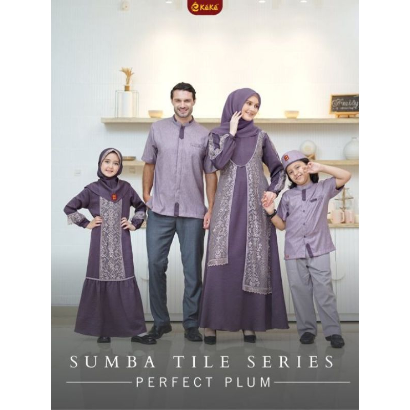 SARIMBIT SUMBA TILE SERIES PERFECT PLUM 2023 BY KEKE