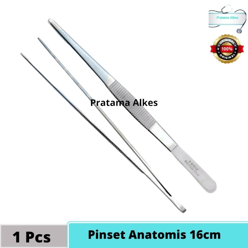Pinset Anatomis / Sirugis 16cm Renz / pincet anatomis renz 16 cm