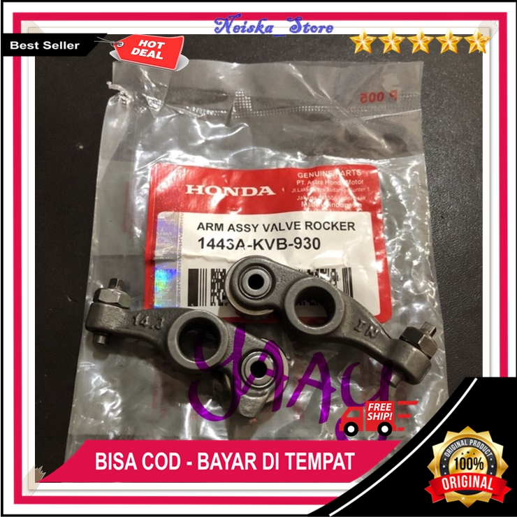 Pelatuk Klep Sepatu Honda Vario 110 Ori Platuk Klep Rocker Arm Motor Vario 110 CW KVB Original Awet