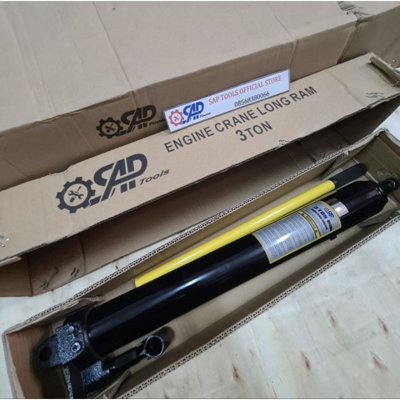 hydraulic 3ton crane long arm jack 3000kg engine crane pump