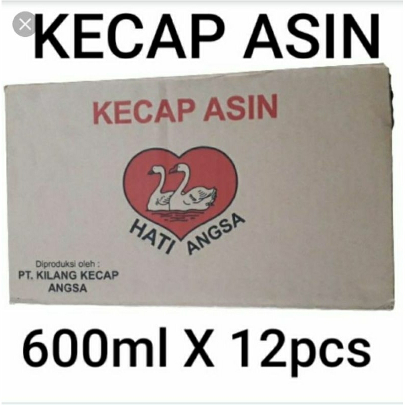 

Kecap Asin Hati Angsa Per Dus isi 600Ml x 12Pcs Khusus Cargo Dan Expedisi