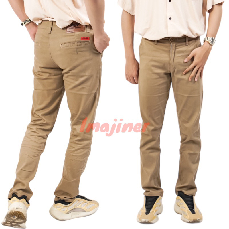 Celana Dickies Celana Chinos Cino Chino Panjang Pria Premium Kualitas Distro Standar Slim Fit