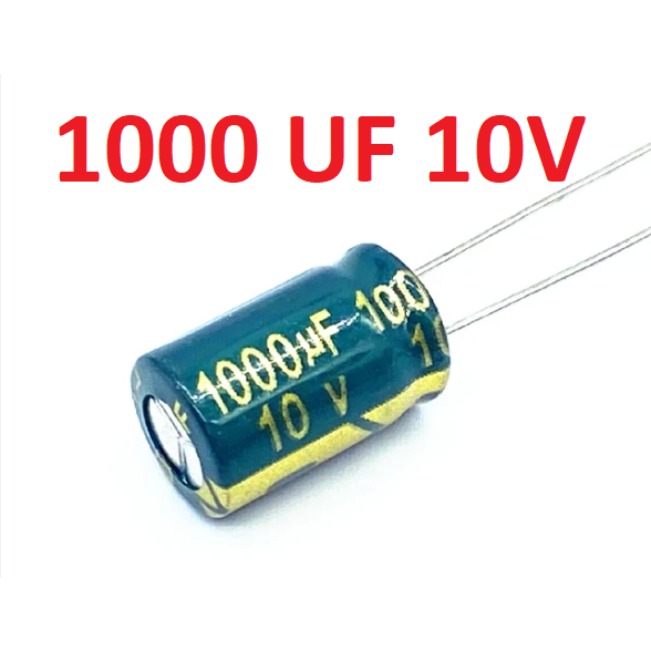 Kapasitor Capacitor ELCO Polar 1000uf 10v 1000 uf 10 V 1000 mikro 10 volt