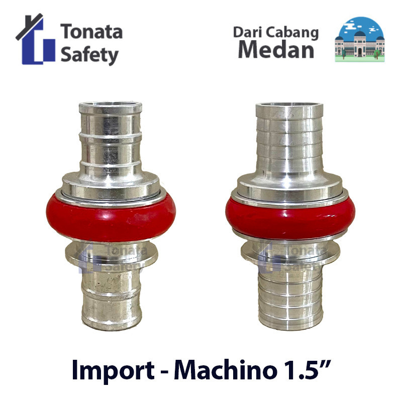 Coupling Machino Alumunium 1.5"