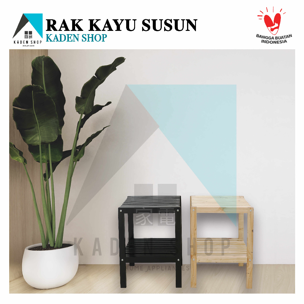 Rak Kayu Susun 3