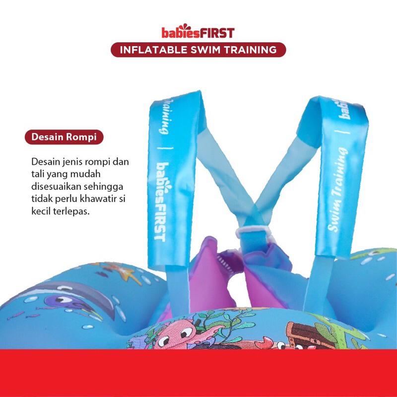 Babiesfirst Inflatable Baby Neck Ring / Inflatble Swin training Pelampung anak pelampung renang