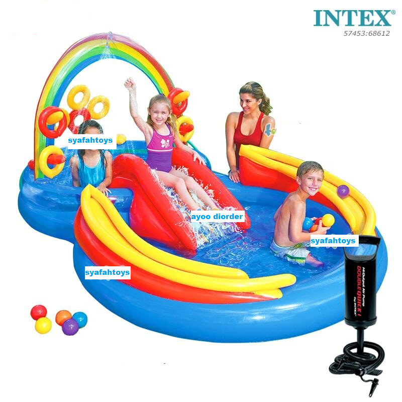 Intex Rainbow Ring Play Centre 57453 / Kolam Renang Merk Intex
