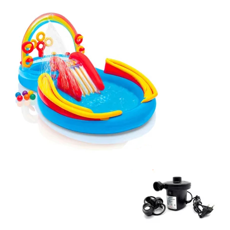 Intex Rainbow Ring Play Centre 57453 / Kolam Renang Merk Intex