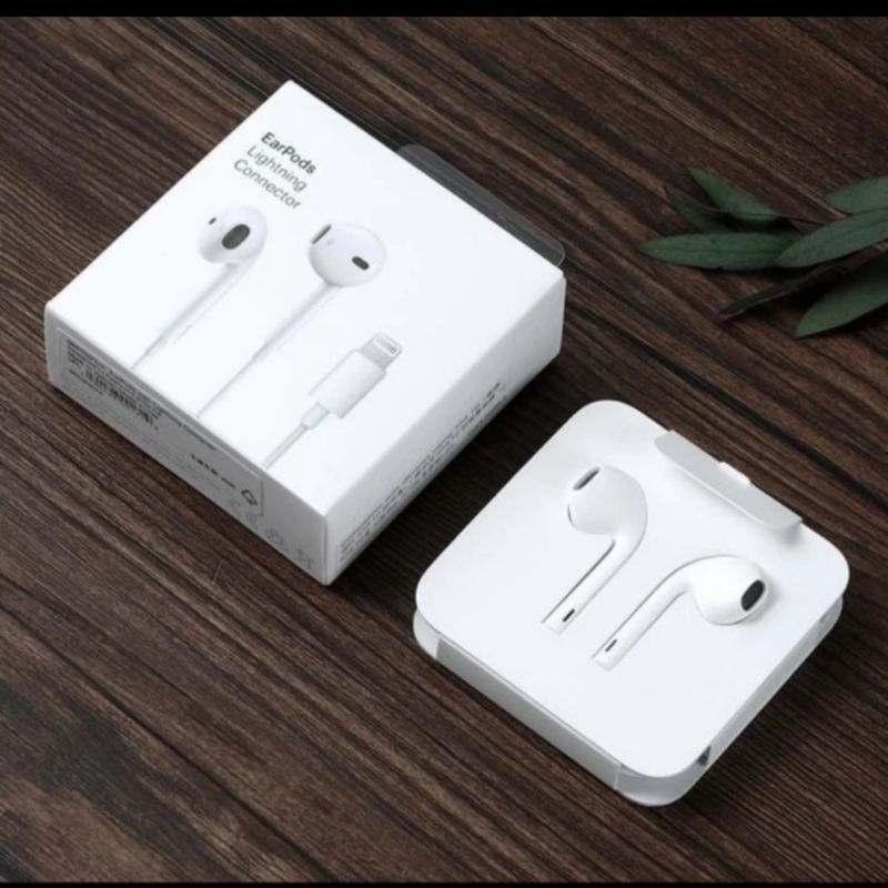 HEADSET EARPHONE EARPODS IPON 11 12 13 PRO MAX  LIGHTNING CONNECTOR