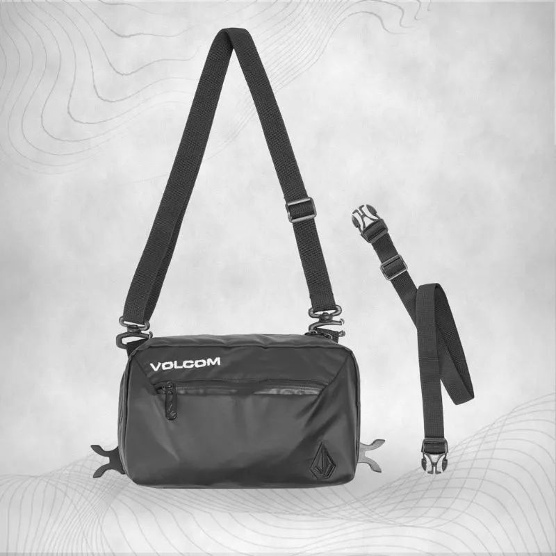 Tas Selempang Pria Waistbag Fashion Classic Branded Distro Terbaru Tas Seri Volcom Quality Original