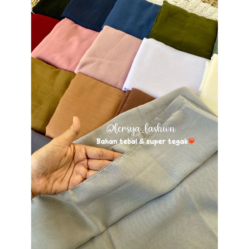 HIJAB PARIS PREMIUM || KERUDUNG SEGIEMPAT TEBAL PREMIUM