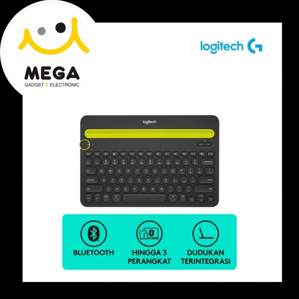 Logitech K480 Keyboard Wireless Bluetooth Multi-Device Garansi Resmi Logitech Indonesia