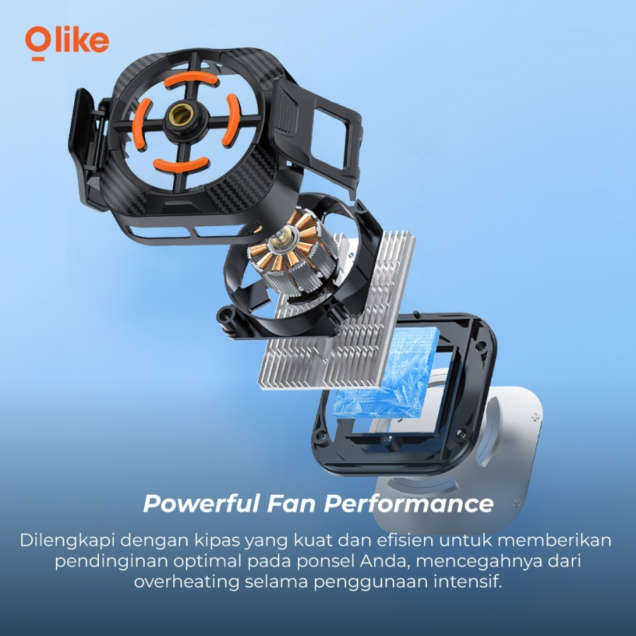 Olike CF1 Phone Cooler Radiator Cooling Pad Gaming Fan Phone spt Gamen