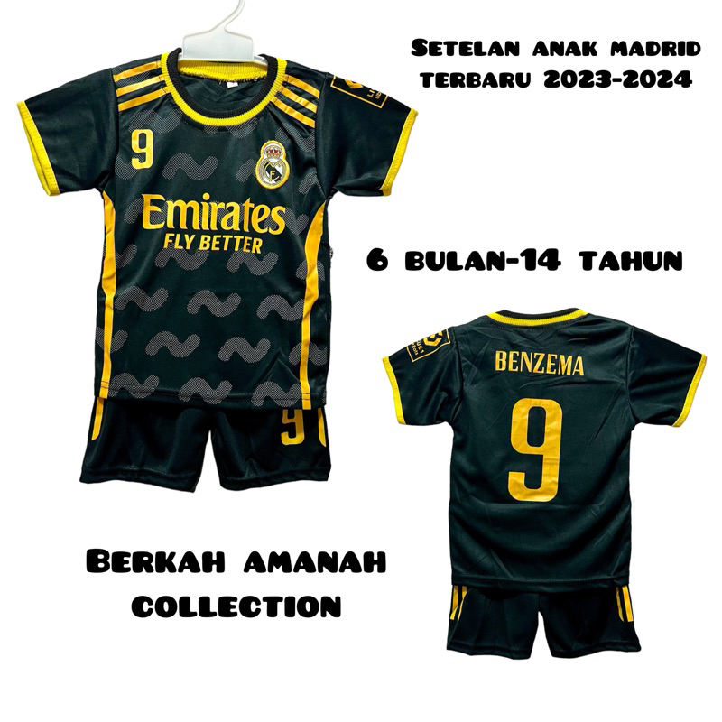 baju bola anak/ setelan bola anak/ pakaian olahraga anak laki-laki/ jersey bola anak