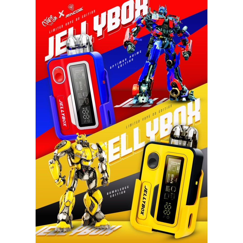 VAPOOR JELLYBOXXS LIMITED EDITION BUMBLEBEE x OPTIMUS PRIME