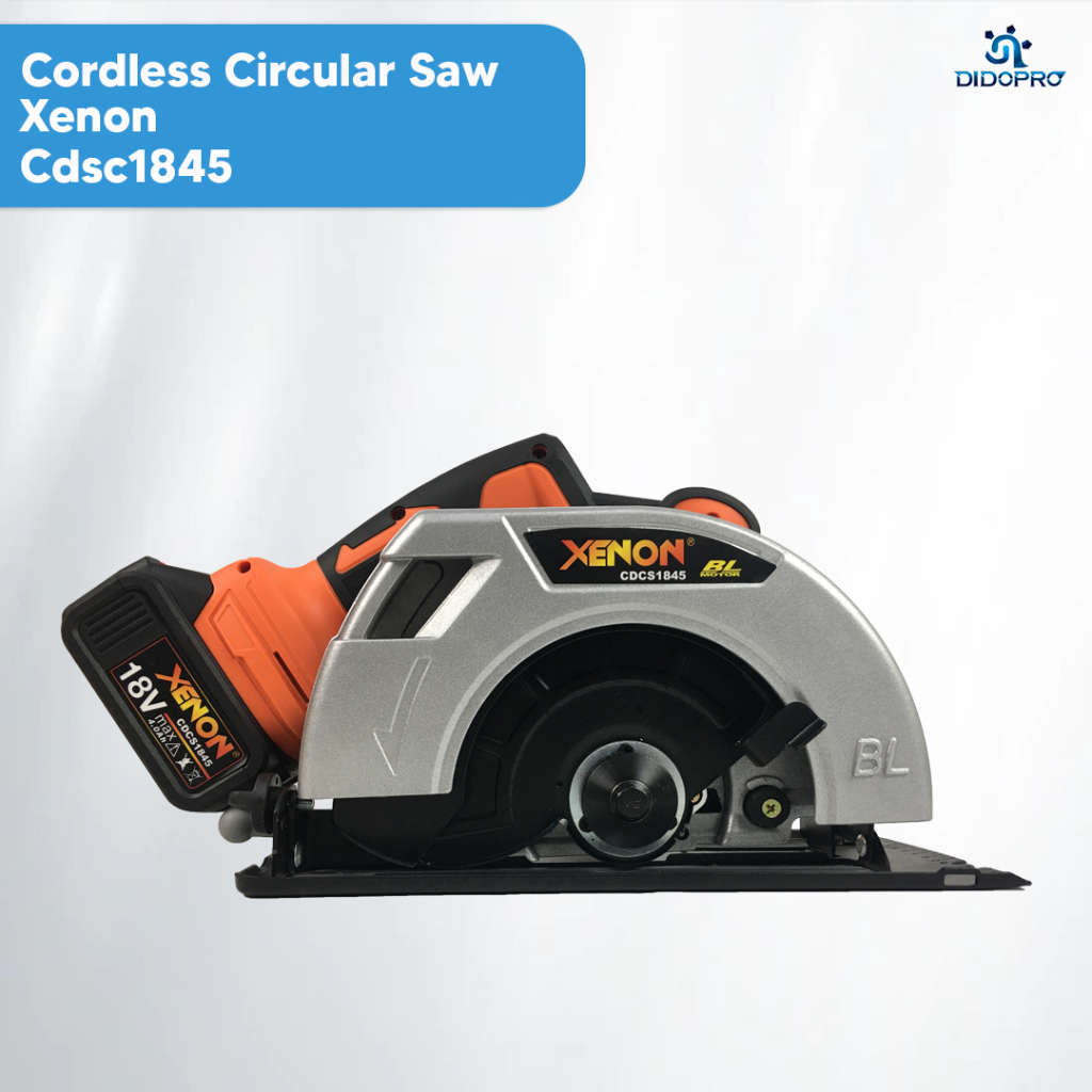 XENON Circular Saw Baterai Cordless Potong Kayu 7&quot; CDCS1845