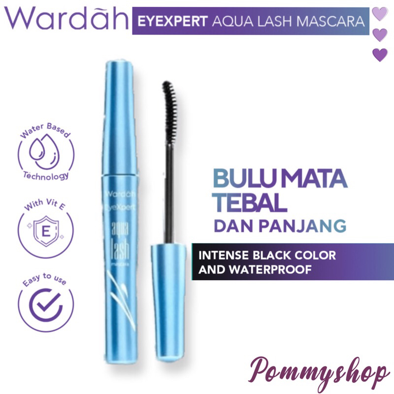 Wardah Eyexpert Aqua Lash Mascara 6g | Mascara