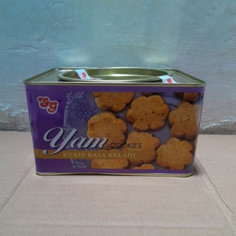 

sg yam cookies biskuit keladi kaleng 700gr