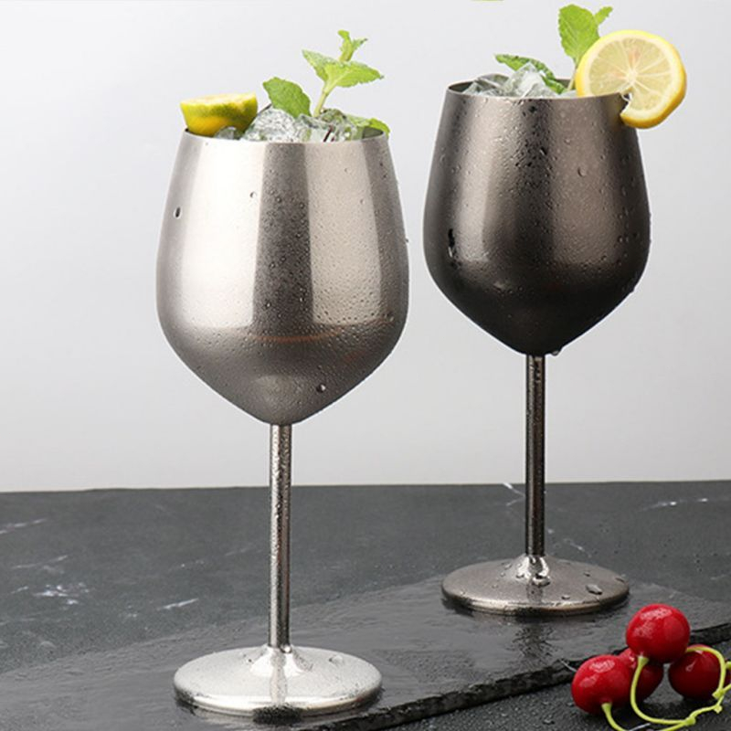 520ml Gelas Wine Goblet Stainless Red Wine Glass Goblet Stainless Gelas Minum Wine