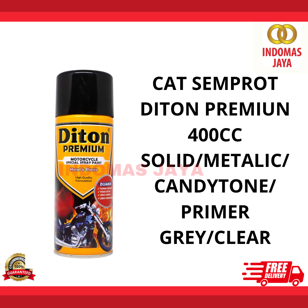 CAT SEMPROT DITON PREMIUM 400CC SOLID/METALIC/CANDYTONE/PRIMER GREY/CLEAR