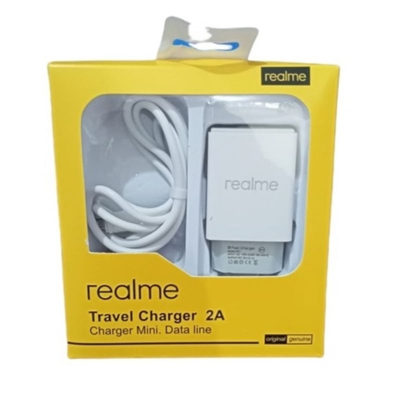 TC TRAVEL CHARGER REALME AK933 MICRO USB ORI 99% 2.A REAL